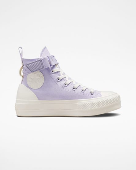 Topanky Na Platforme Converse Chuck Taylor All Star Lift Utility Remienkove Vysoke Damske Nachový Nachový | SK XIRNC3